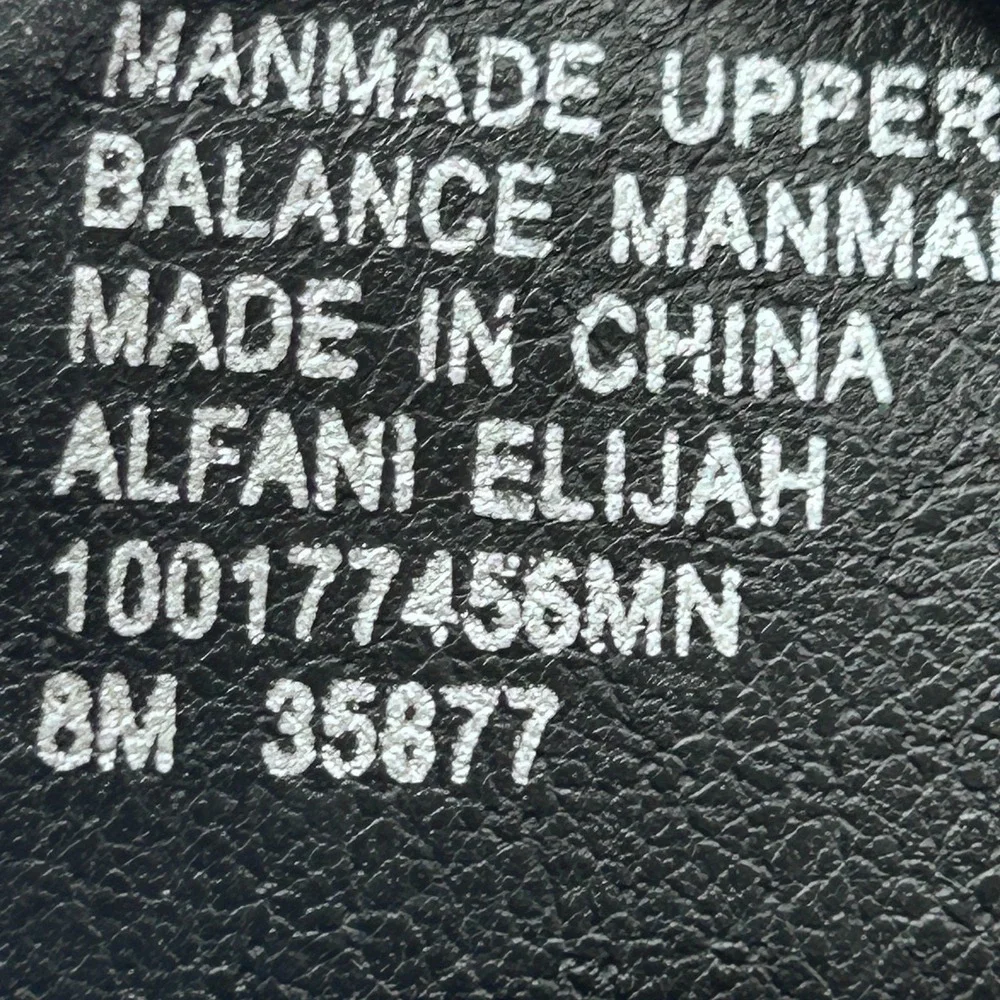 Alfani ‎ Elijah Single Monk Strap Men's Shoe Black 8M